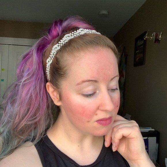 Bridal/Formal hair bling accessory/headband, rhinestones, sparkly, bride - Picture 2 of 10